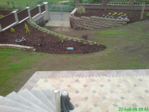 opěrné zídky a svahování 